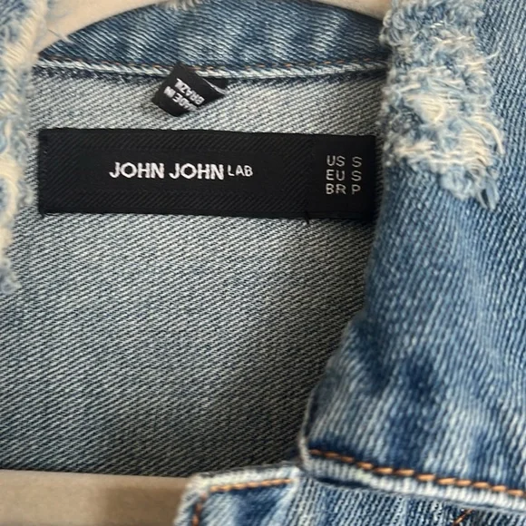 John John Lab Women's Denim Jumpsuit size small - Picture 6 of 7